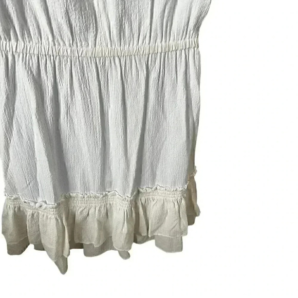 Calvin Klein white ruffled sleeveless sundress est size XL missing size tag - Picture 7 of 11